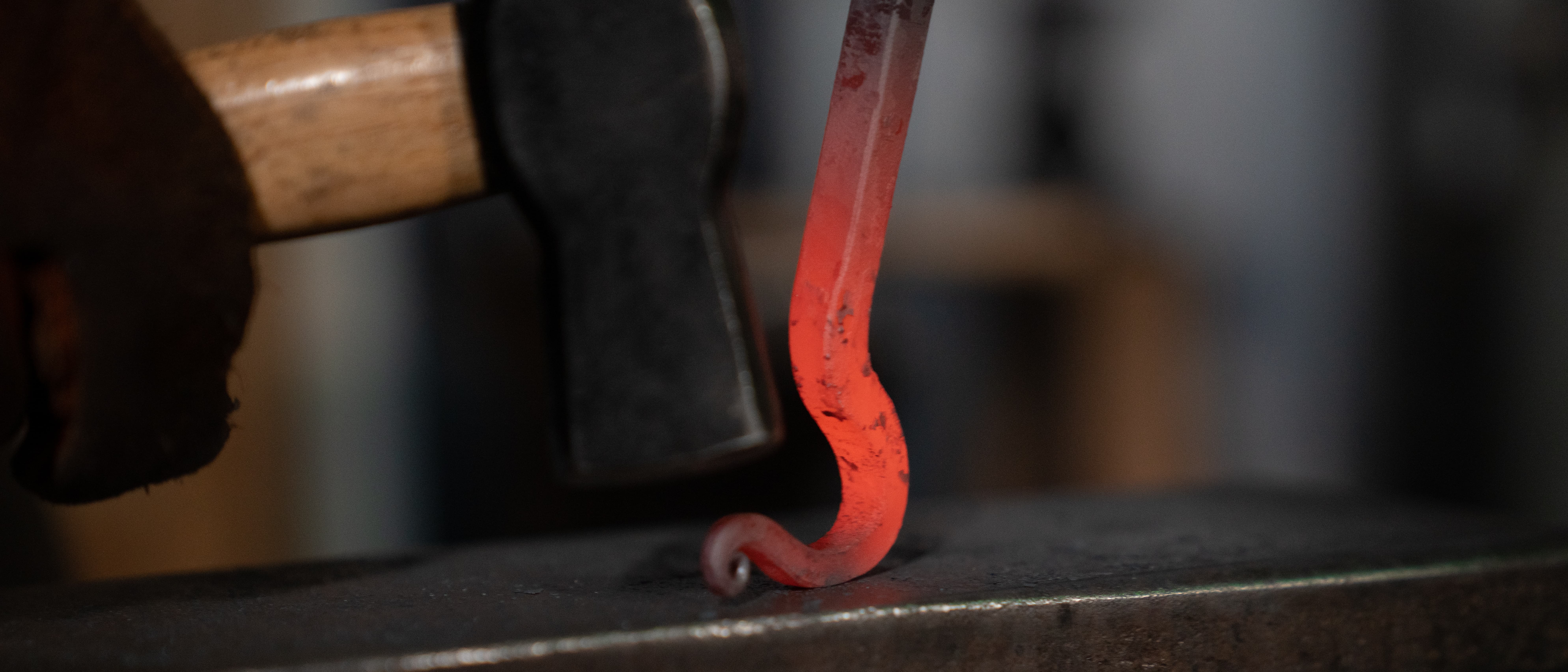 blacksmithseattle Forging bottle opener at Seattle Blacksmith Lawless Forge