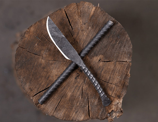 Rebar Knife From Blacksmith Knife Making Class